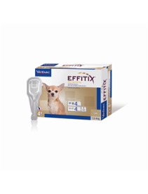 Effitix Soluzione Spot On Cani Taglia piccola 1,5-4 Kg 4 Pipette 0,44ml