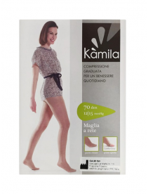 Kamila Comfort Maglia Rete 70 Denari Nero 4