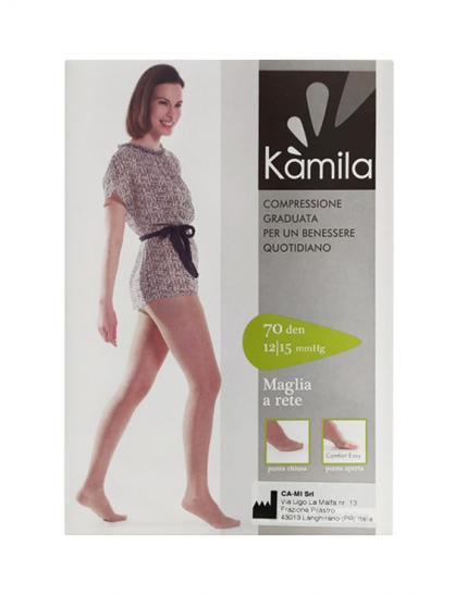 Kamila Comfort Maglia Rete 70 Denari Nero 4