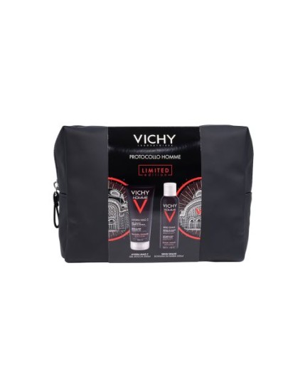 Vichy homme Cofanetto Natale 2025 1 gel doccia 200 ml + 1 schiuma barba 200 ml