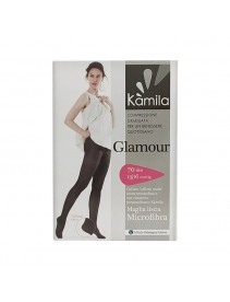 Kamila Glamour Collant In Microfibra 70 Denari Taglia 4 Nero