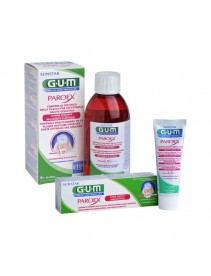 Gum Paroex Duo Colluttorio 0,12% Clorexidina E Dentifricio 0,06% Collutorio 300 ml e Dentifricio 75 ml