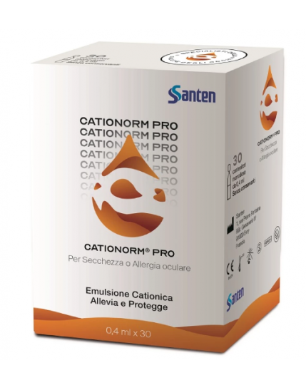 Cationorm Pro Ud 30 Flaconcini Monodose Da 0,4ml