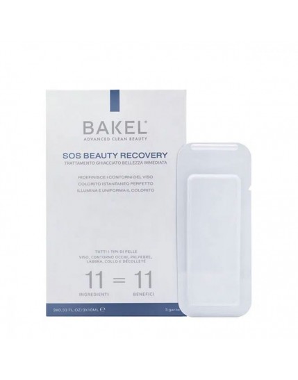 Bakel - Sos Beauty Recovery - Trattamento Ghiacciato Bellezza Immediata 3x10 Ml