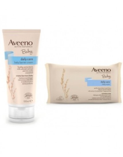 Aveeno Baby Barrier Cream 100ml + Baby Salviettine