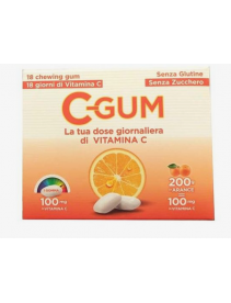 C-Gum - Vitamina C Agrumi Confezione 18 Gomme