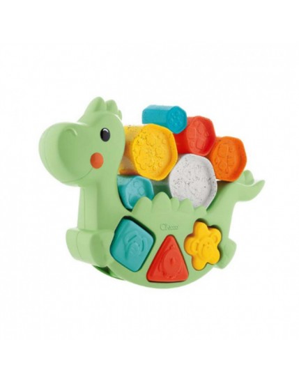 Chicco Gioco Rocking Dino Eco+ Dinosauro Di Plastica Riciclabile 1 a 4 Anni