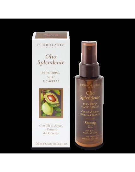 L'Erbolario Olio Splendente Viso Corpo Capelli 100ml