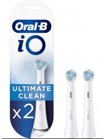 Oral-B Testine Di Ricambio Io Ultimate Clean Bianche 2 Pezzi