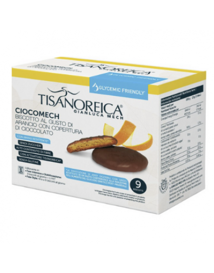 Tisanoreica Ciocomech Glycemic Friendly Biscotto Arancio 9x13g