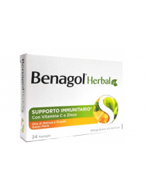 Benagol Herbal supporto immunitario 24 Compresse miele
