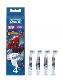 Oralb Kids Spiderman Testine Per Spazzolino Elettrico 4 Pezzi