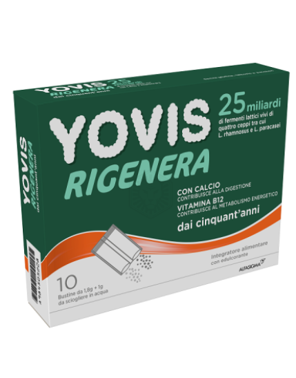 Yovis Rigenera 50+ Integratore Fermenti Lattici 50+ 10 Bustine