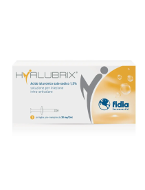 Hyalubrix 30mg/2ml 3 Siringhe Acido Ialuronico Per Infiltrazioni