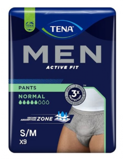 Tena Men Active Fit Pants Normal S/M 8 Pezzi