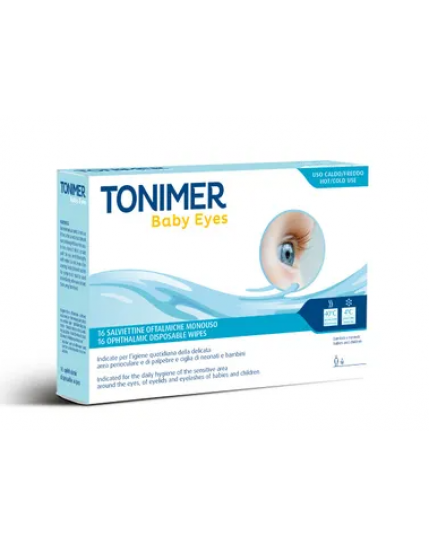 Farmaci da banco per occhi delicati Tonimer eyes salviettine oftalmiche 16  pezzi