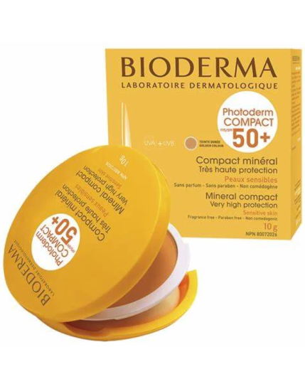 Photoderm Compact Mineral Dorée Spf50+ Bioderma 10g