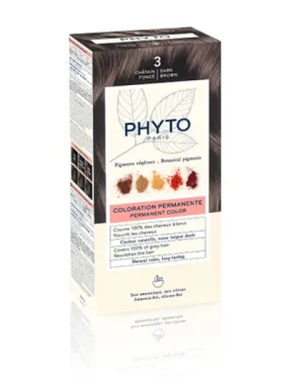 Phyto Phytocolor Kit 3 Castano Scuro Tintura Permanente Per Capelli