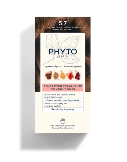 Phyto Phytocolor Kit Colorazione Capelli 5.7 Castano Chiaro Tabacco