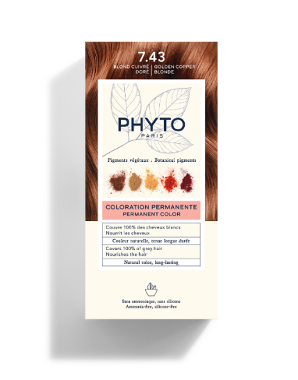 Phyto Phytocolor Kit Colorazione Capelli 7.43 Biondo Ramato