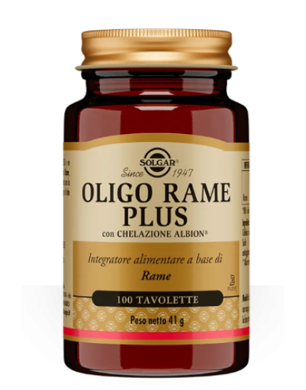 Solgar Oligo Rame Plus 100 Tavolette