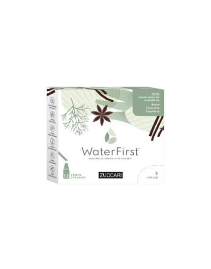 WaterFirst Insaporitore Bevande Gusto Anice, Finocchio, Liquirizia Formato 12 Stick