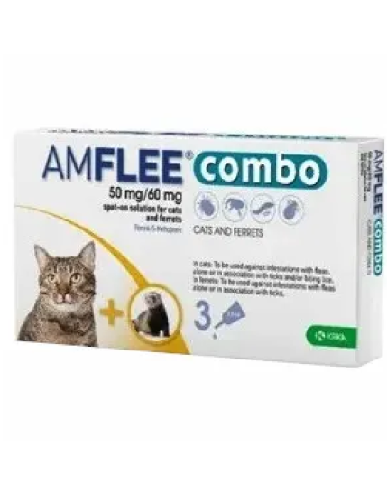 Amflee Combo 50mg/60mg Spot On 3 Pipette