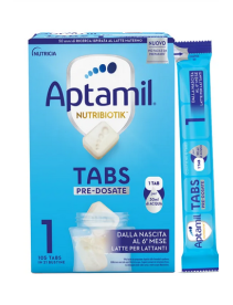 Aptamil Nutribiotik Tabs Pre-Dosate 1 Latte in Polvere 21 Bustine