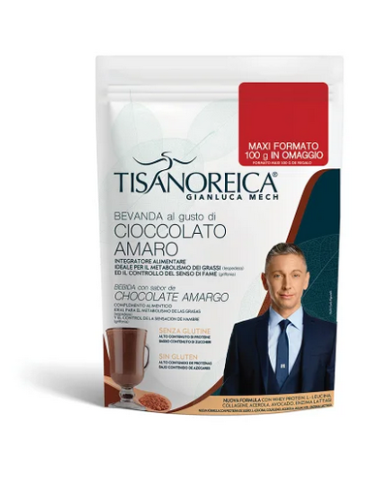 Gianluca Mech Tisanoreica Bevanda Al Gusto Di Cioccolato Amaro Maxi Formato 500g