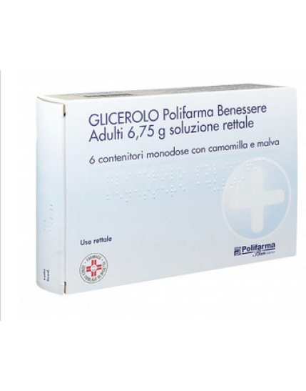Polifarma Benessere Glicerolo Adulti 6 Contenitori Monodose 6,75g