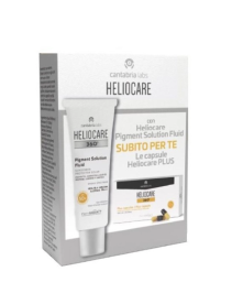 Heliocare 360 Pigment solution fluido Spf50 50ml+ Heliocare 360 Plus 7 Capsule