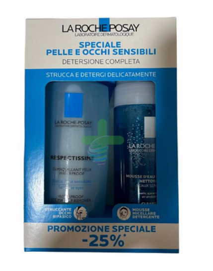 La Roche Posay Cofanetto bipack Respectissime 125ml + Mousse nettoyante 150ml