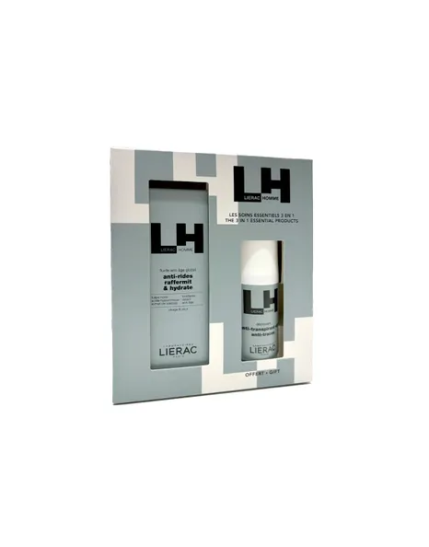 Lierac Homme Cofanetto Fluido Anti-Età 50 ml + Deodorante 50 ml in Regalo