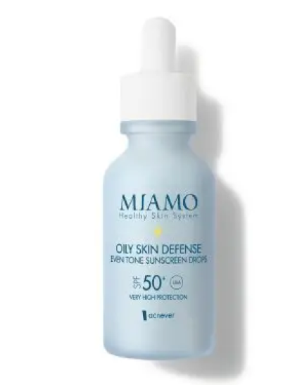 Miamo acnever oily skin defense sunscreen drops spf 50+ 30 ml