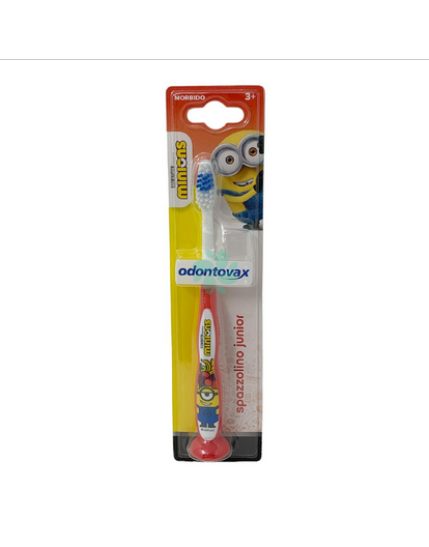 Odontovaz Spazzolino Junior 3+ Minions Colore Rosso 1 Pezzo