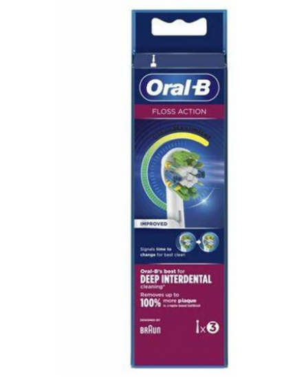Oralb Power Refill Flossaction 3 Pezzi