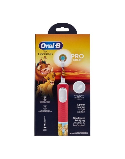 Oral-B Vitality Pro 103 Kids Lion King Spazzolino Elettrico per Bambini Oral-B Vitality Pro 103 Kids Lion King Spazzolino Elettrico per Bambini