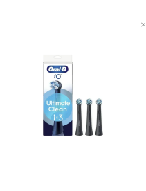 Oralb power refill io ultra clean black 3 pezzi