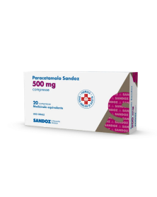 Paracetamolo 500 mg Sandoz 20 compresse