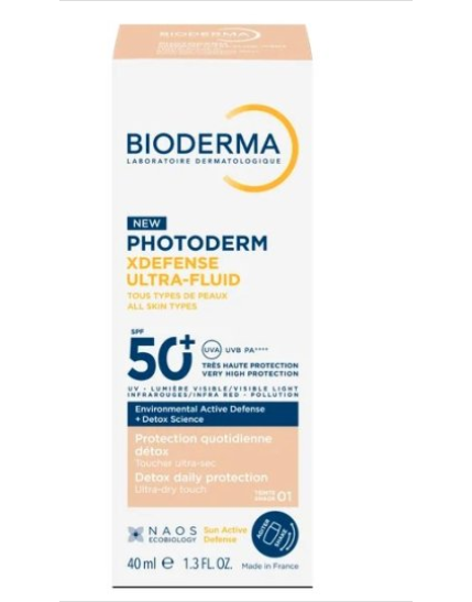 Photoderm xdefense ultra-fluid spf50+ 01 40ml Photoderm xdefense ultra-fluid spf50+ 01 40ml