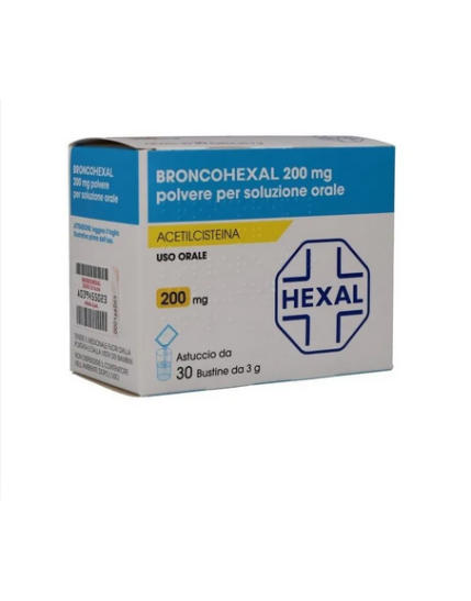 Broncohexal 30 bustine 200 mg