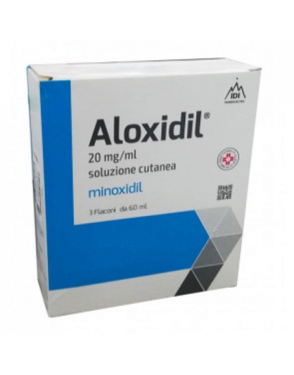 Aloxidil Soluzione 3 flaconi 60ml 20mg/ml