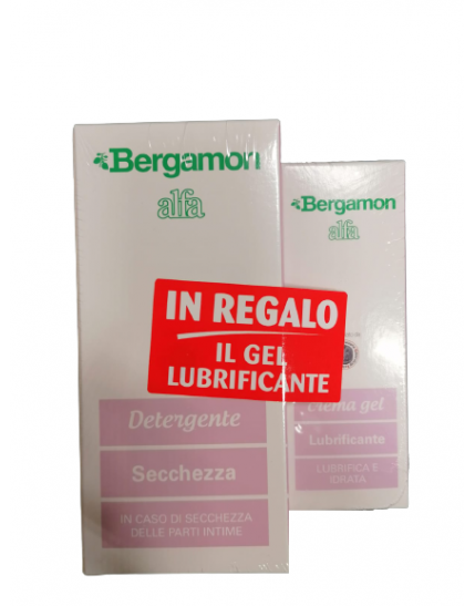 Bergamon Detergente Intimo Secchezza 300ml + Gel Lubrificante 50ml