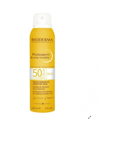 Bioderma Photoderm Brume Solaire Spray Solare Invisibile SPF50+ 150ml