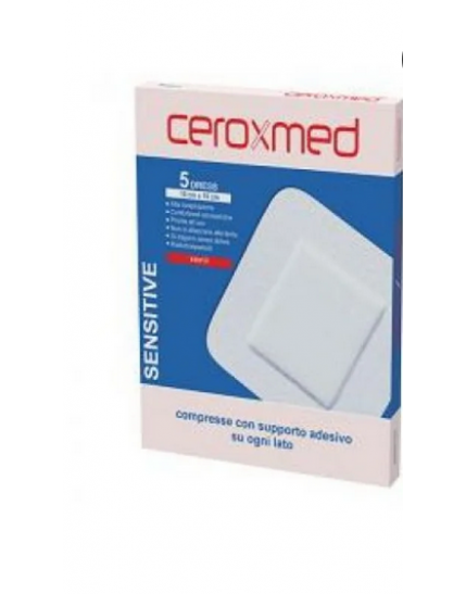 Ceroxmed Cerotti Compresse Dress Sensitive 10x20 cm 5 pezzi