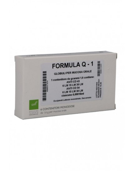 Oti Formula Q 1 Comp 6 fiale Globulari 1,6g