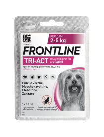 Frontline Tri-Act Soluzione Spot-On Cani 2-5Kg 1x0,5ml