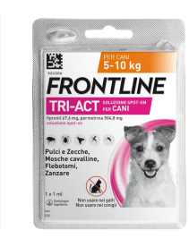 Frontline Tri-Act Spot-On Cani 5-10Kg 1 Pipetta 0,5ml