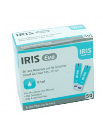Iris Evo Strisce Per Misurazione Glicemia 50 Pezzi