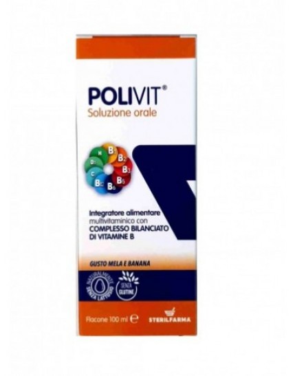 Polivit-b Soluzione Orale Mela Banana 100ml